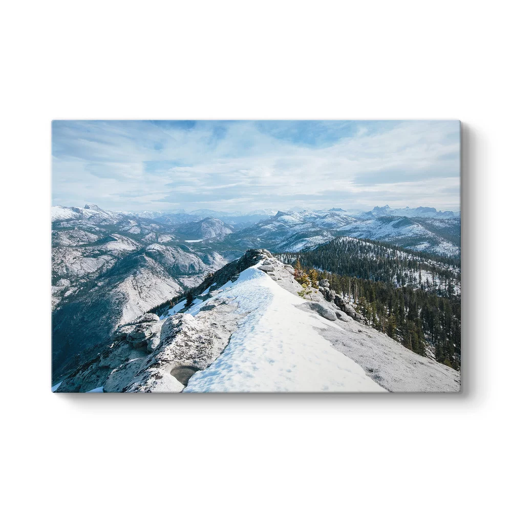 Yosemite Kış Manzarası Tablosu